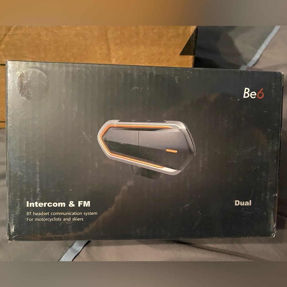 Wireless motorcycle helmet headset